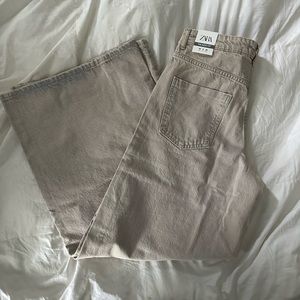 Zara pink over dyed palazzo pants